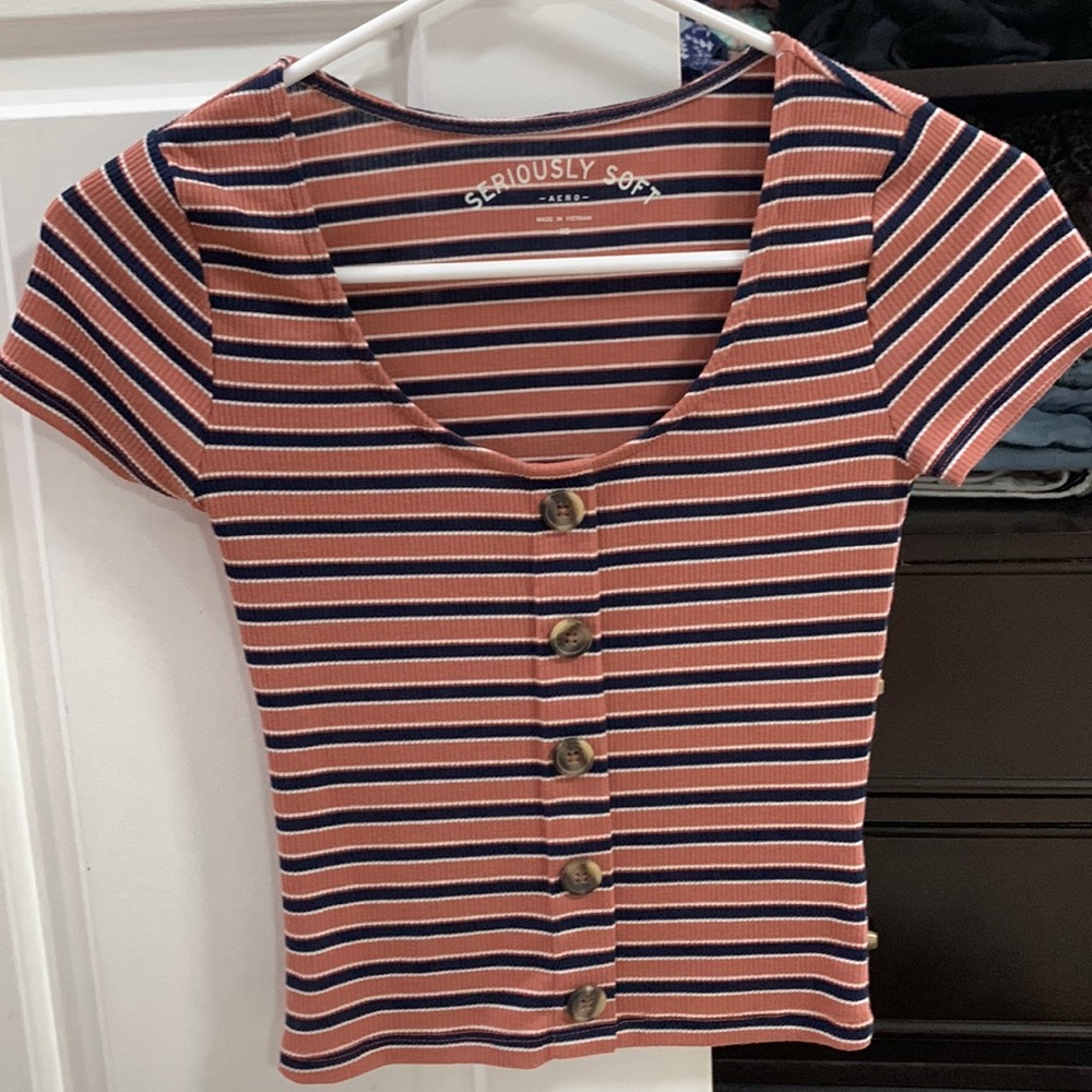 Striped Crop top